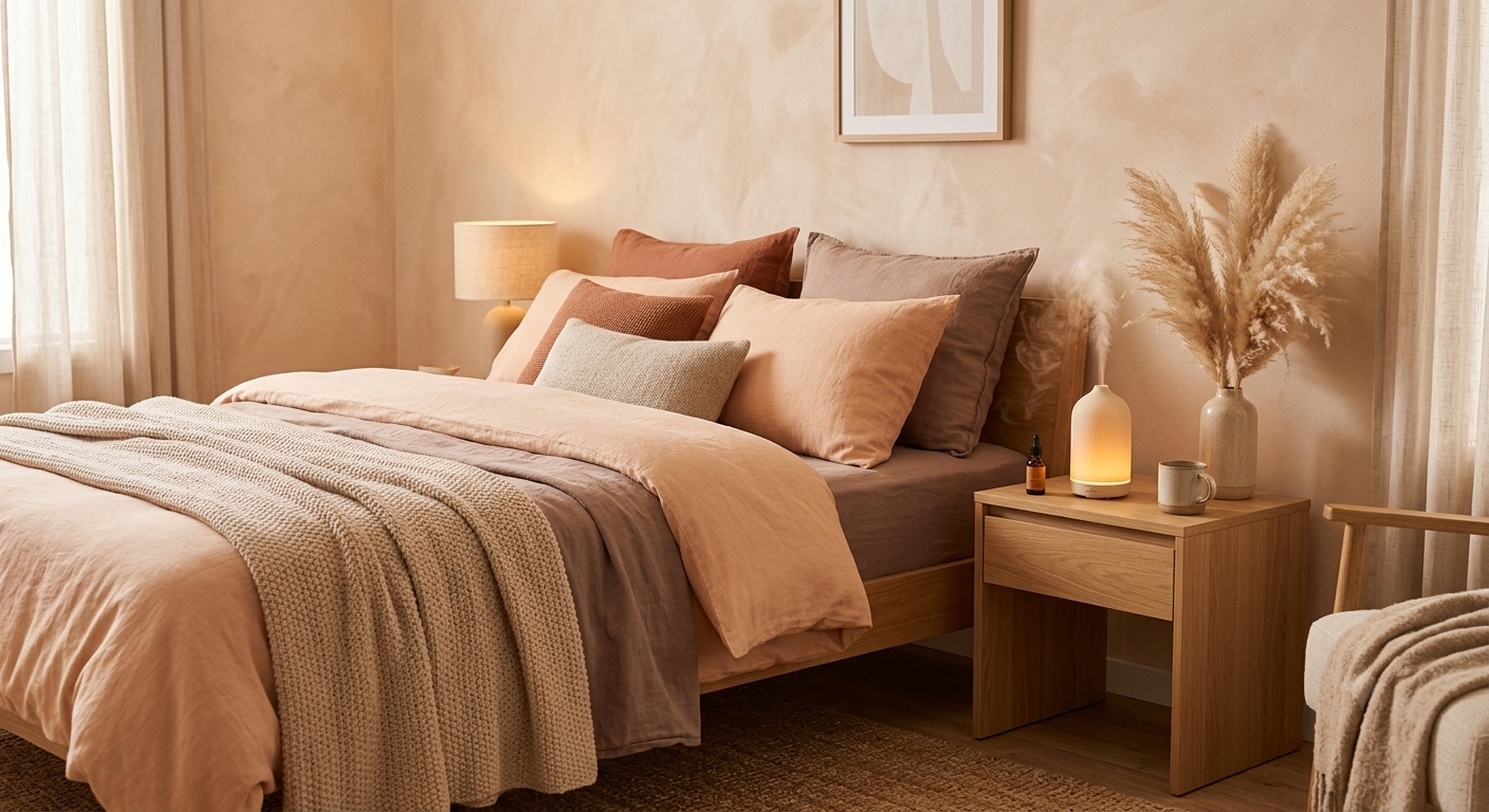 Ribbed Ultrasonic Aroma Diffuser – Warm Glow Edition