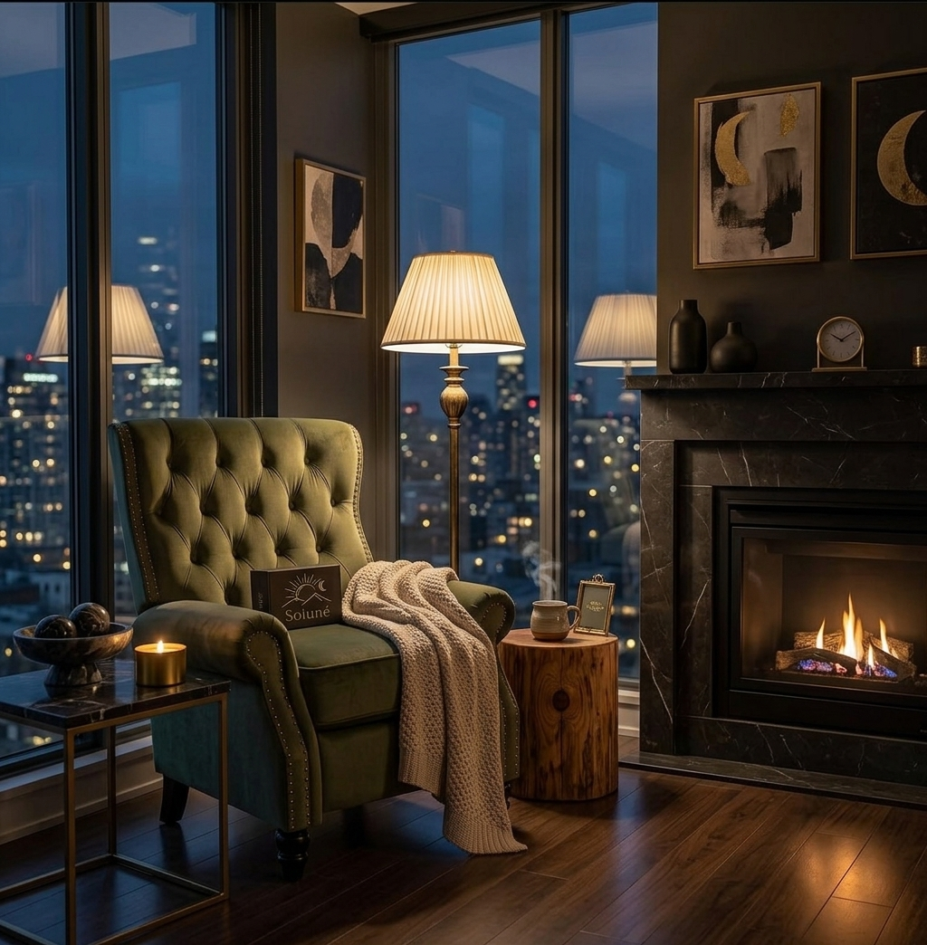 Green Velvet Recliner