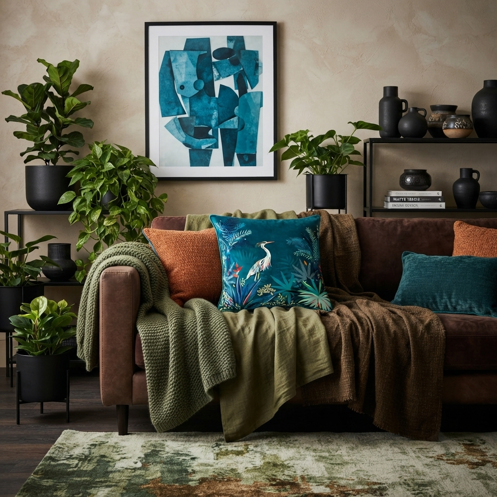 Heron Feathers Cushion With Filling – Luxe Edition
