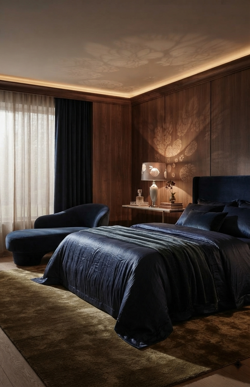The Malham Bloom Lamp — Satin Silver Elegance with Sculpted Ceramic Silhouette
